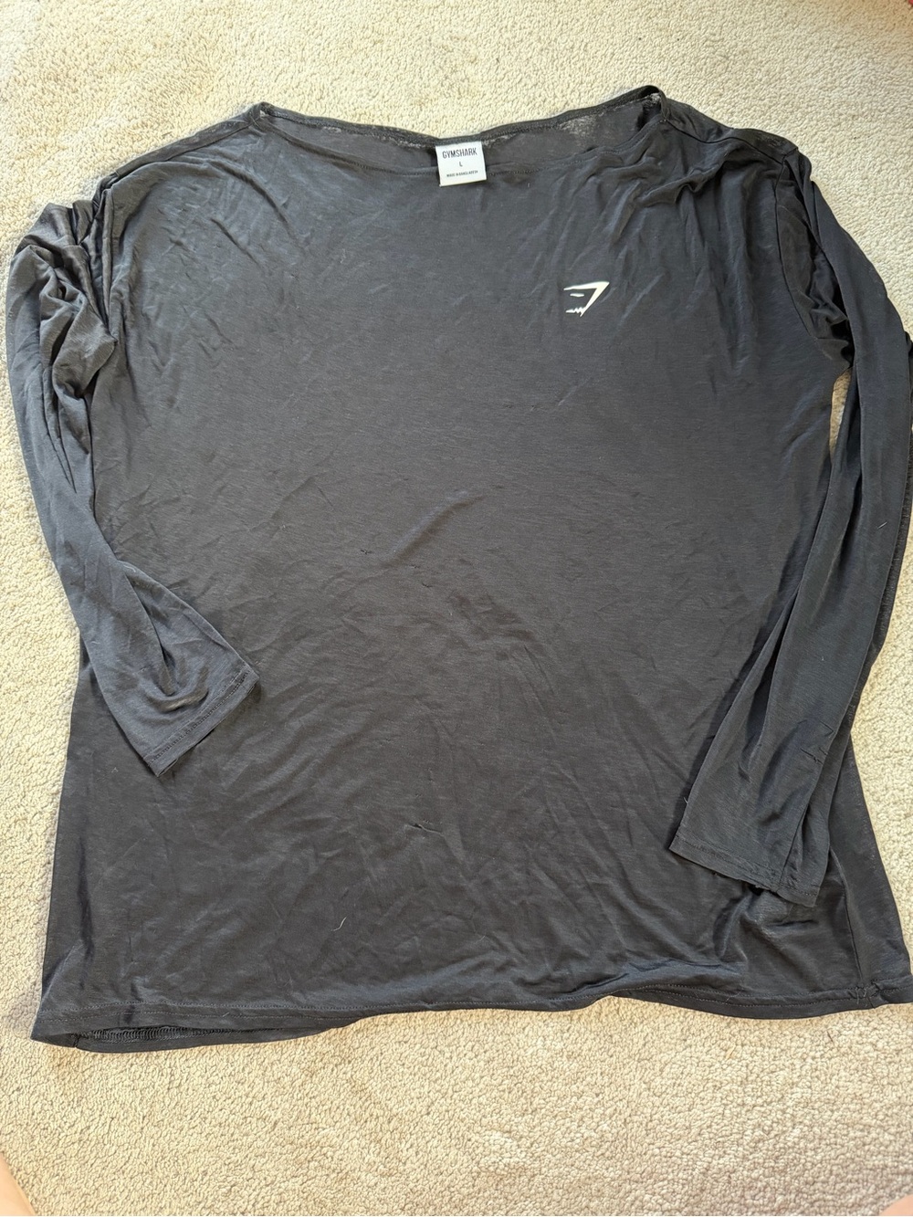 Gymshark Wide Neck Sheer Long Tee